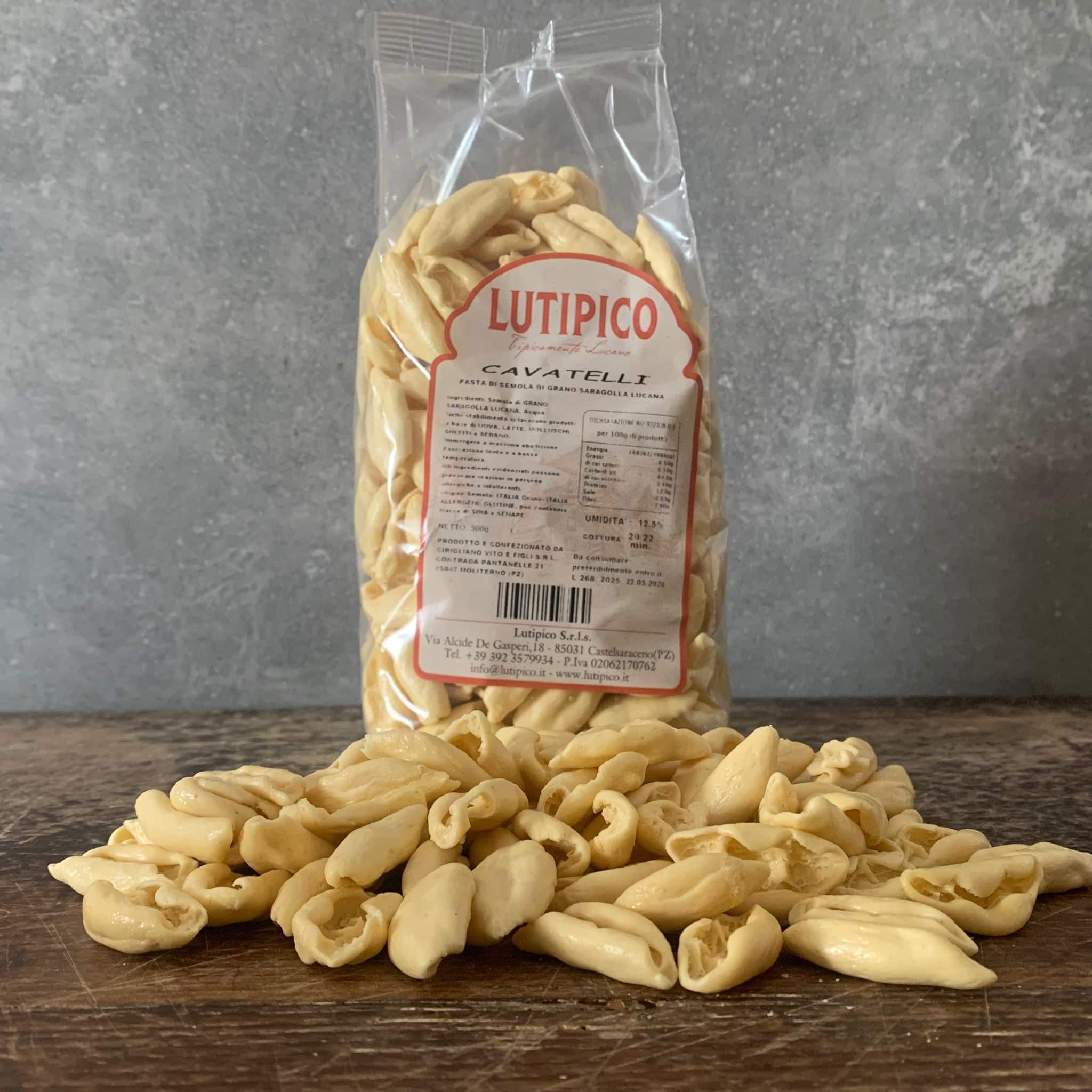 Cavatelli con Semola di Grano Antico Saragolla Lucana